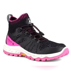 Size 8 - NEW WOMEN'S SANTANA CANADA WATERPROOF BLACK FUSCHIA WINTER BOOT-TALLON